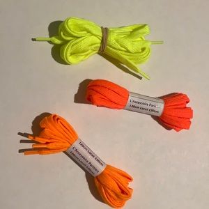 3 Pairs of Neon Shoe Laces